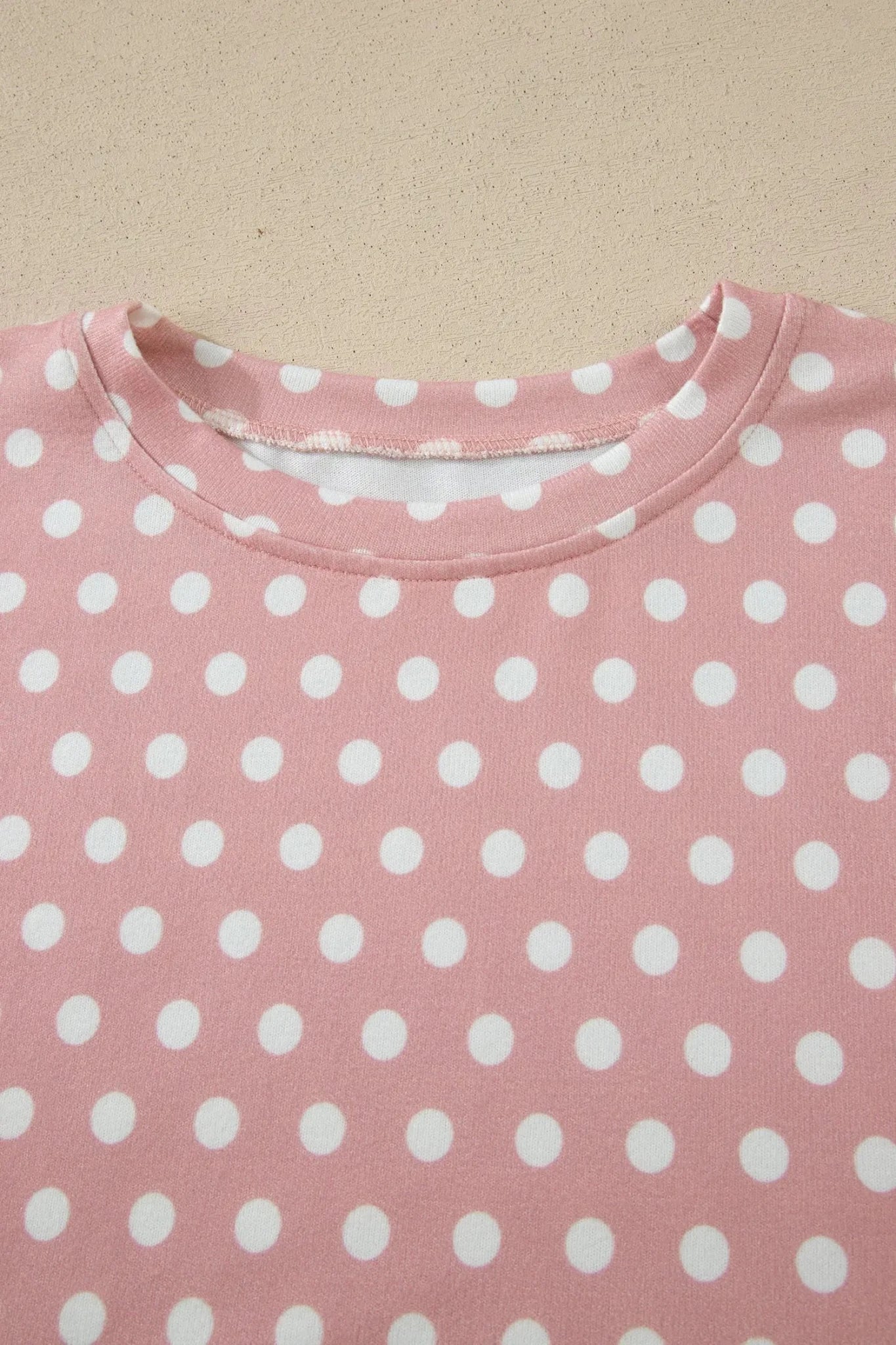 Polka Dot Top & Shorts Two-Piece Lounge Set | Zarnesh