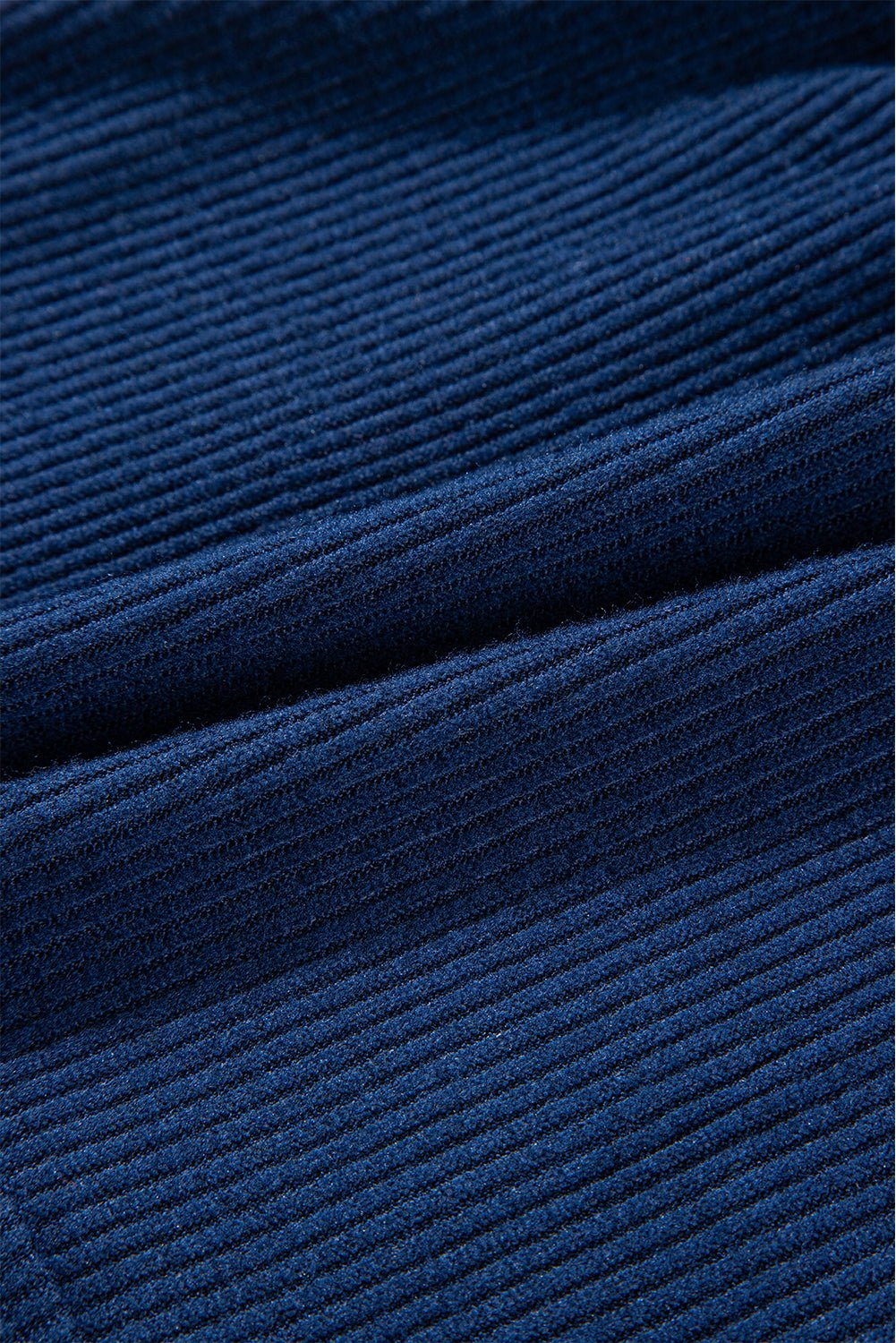 Close-up of blue textured fabric