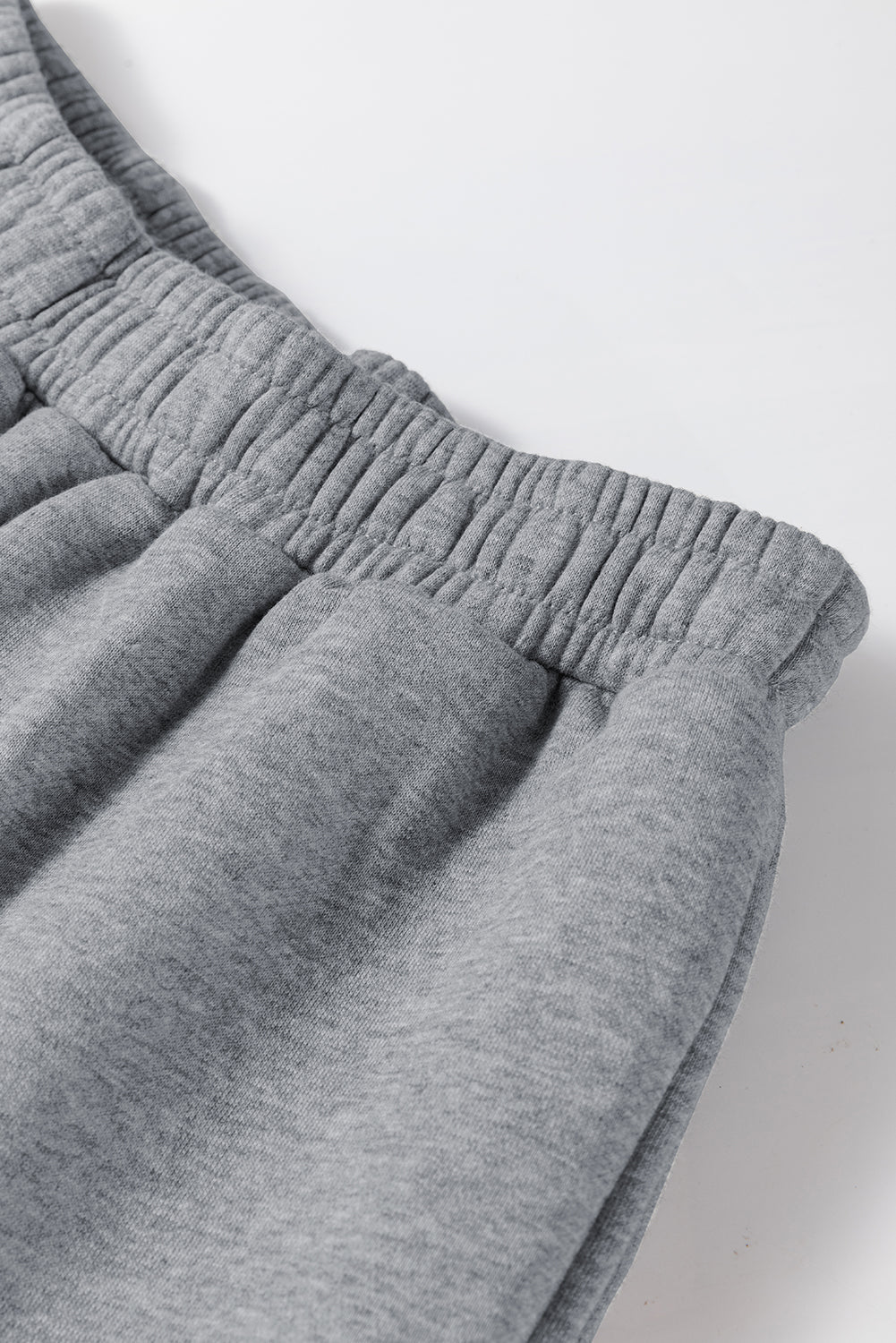 Gray sweatpants on a white background