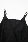 Spaghetti Strap Wide Leg Drawstring Jumpsuit | Zarnesh