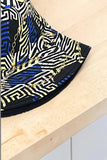 Stripe Chain Geometric Bucket Hat | Zarnesh