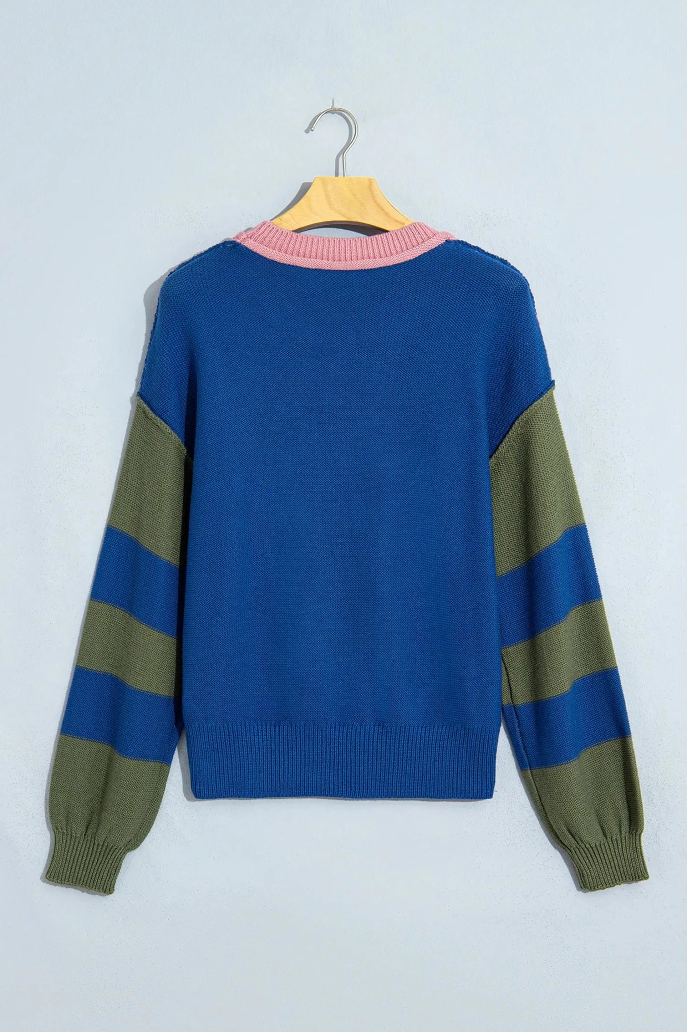 Striped Colorblock Patchwork Knit Pullover Sweater | Zarnesh - ZarneshSweaters & Cardigans/Sweaters