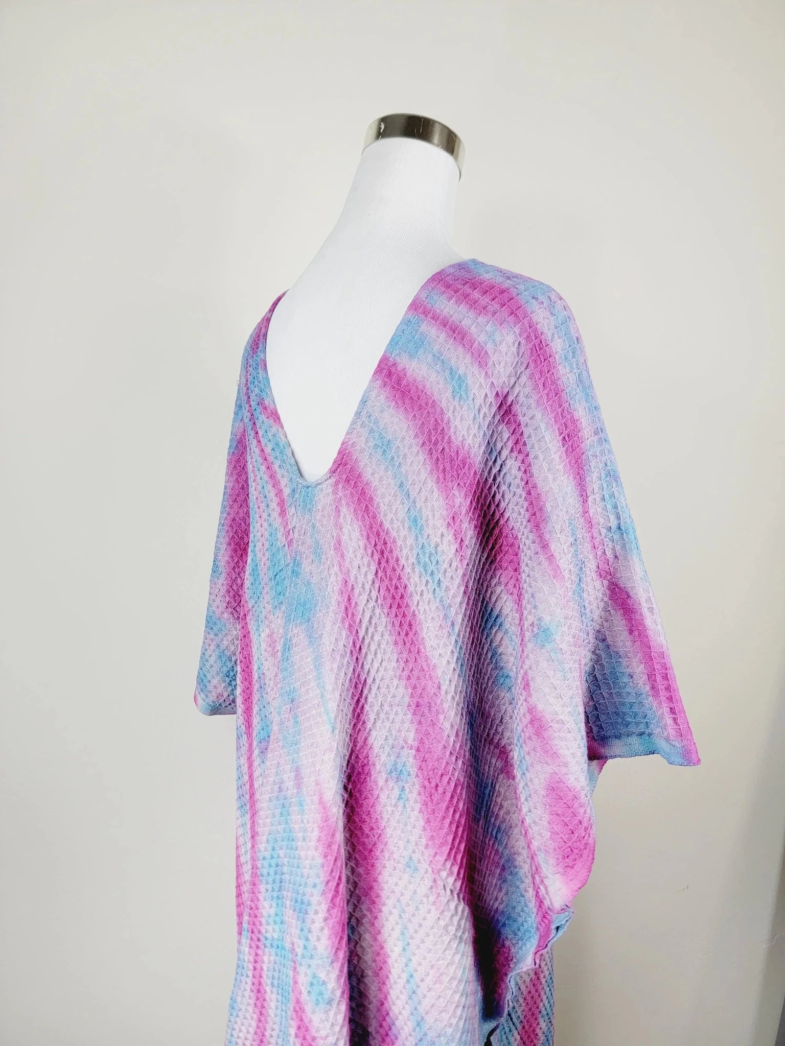 Tie-Dye Waffle Beach Cover-Up Towel One Size | Zarnesh