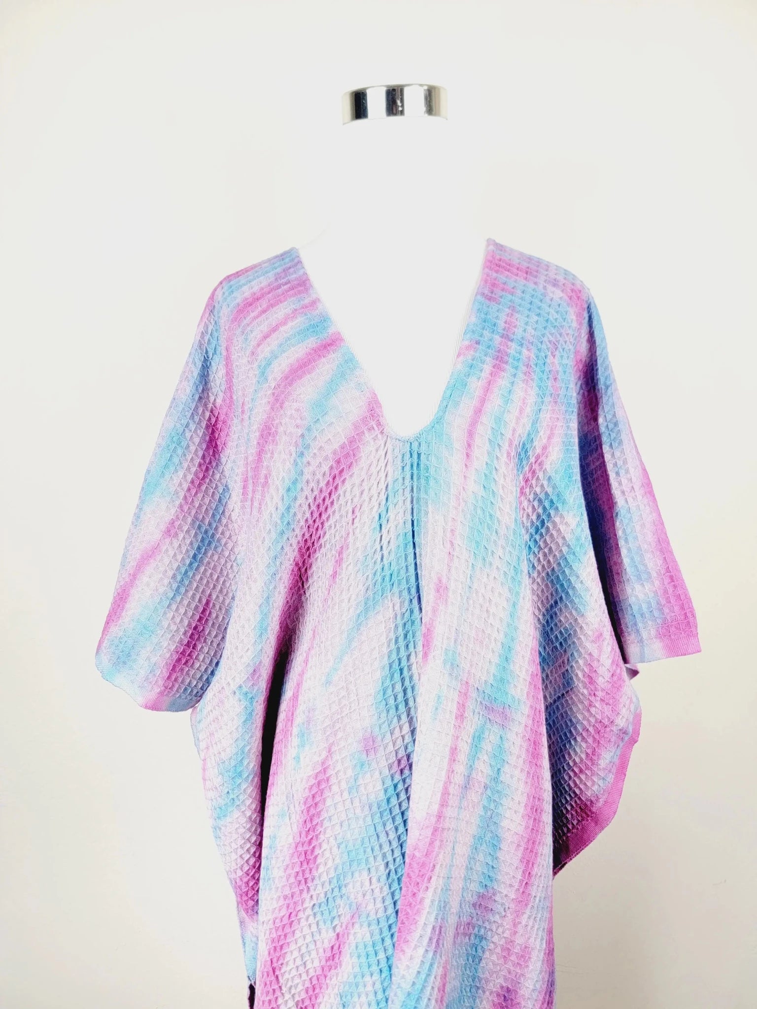 Tie-Dye Waffle Beach Cover-Up Towel One Size | Zarnesh