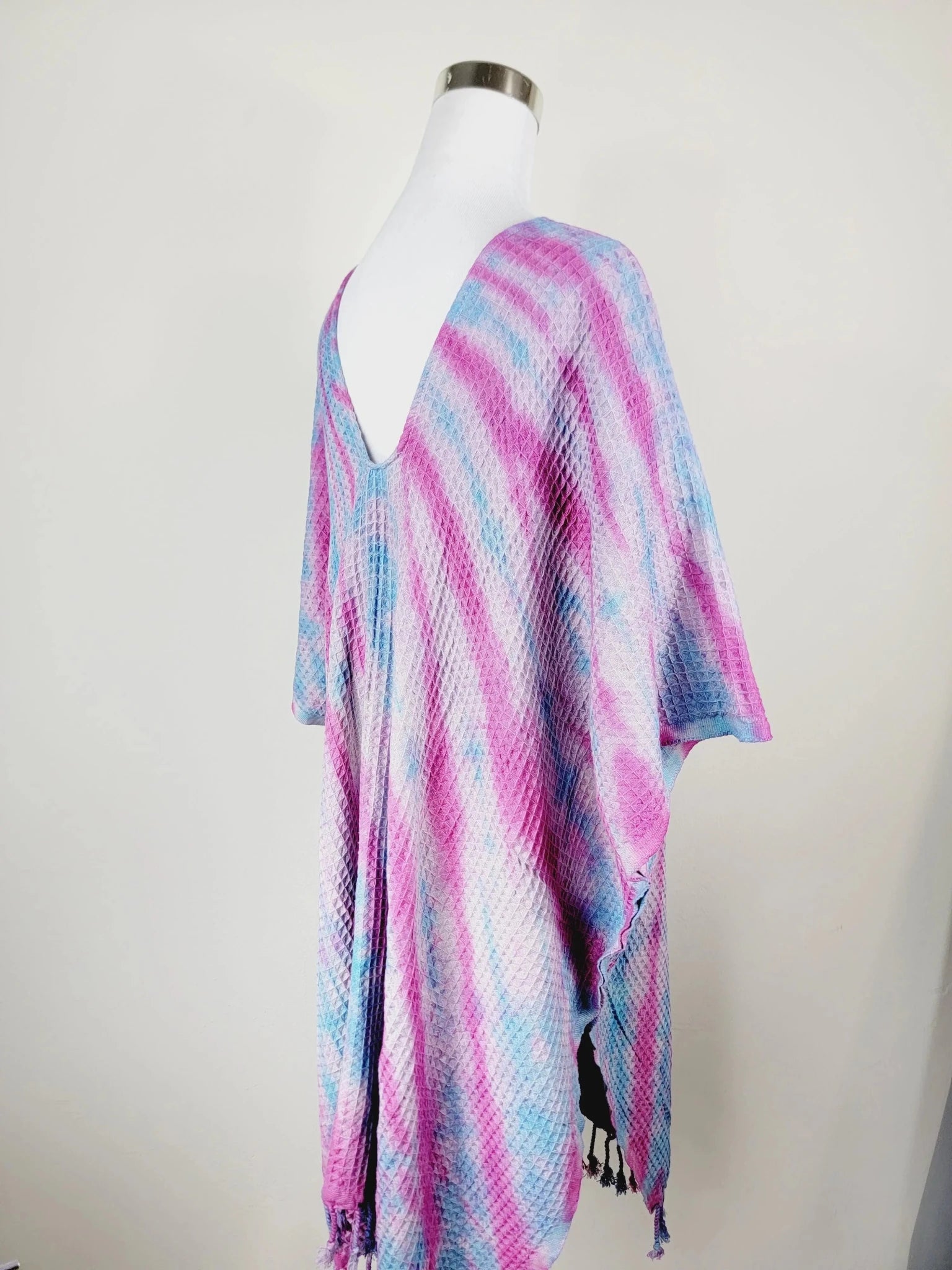 Tie-Dye Waffle Beach Cover-Up Towel One Size | Zarnesh