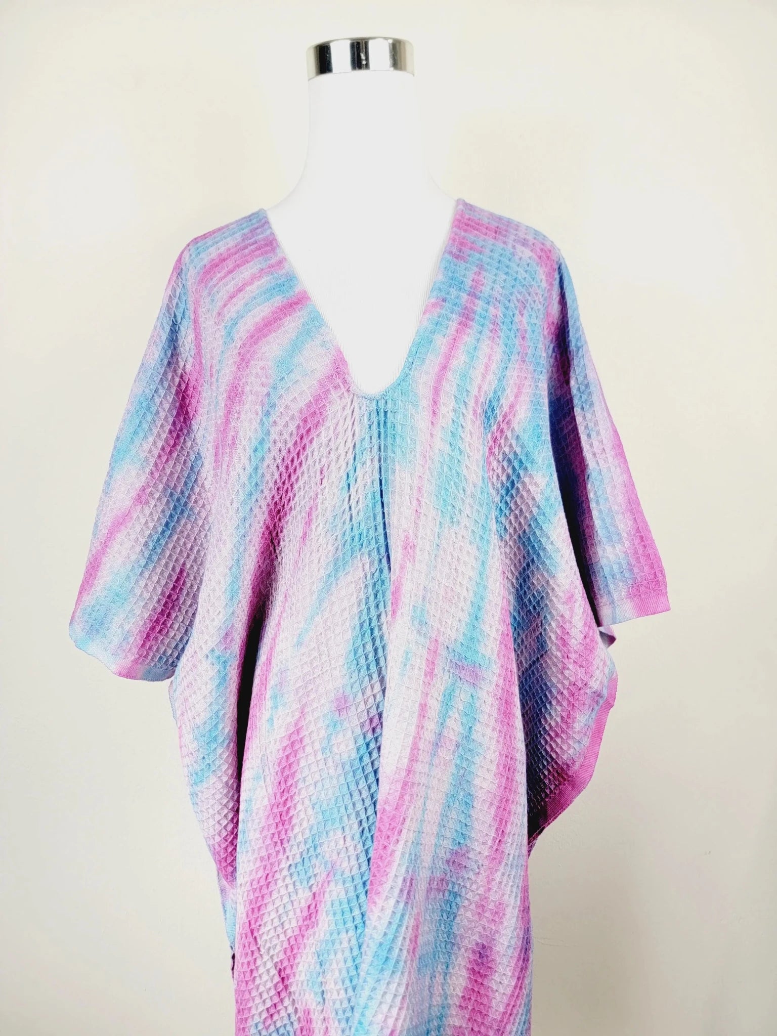 Tie-Dye Waffle Beach Cover-Up Towel One Size | Zarnesh