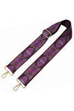 Tribal Guitar Style 2 inch Wide Purse Strap | Zarnesh