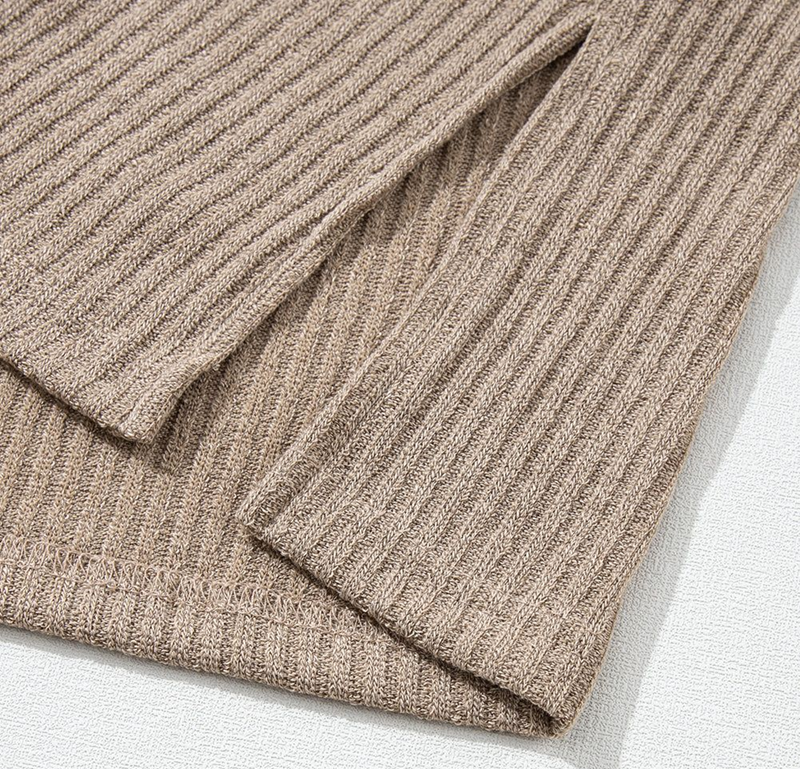 Women’s Evie Rib Textured Henley Knit Top | Zarnesh