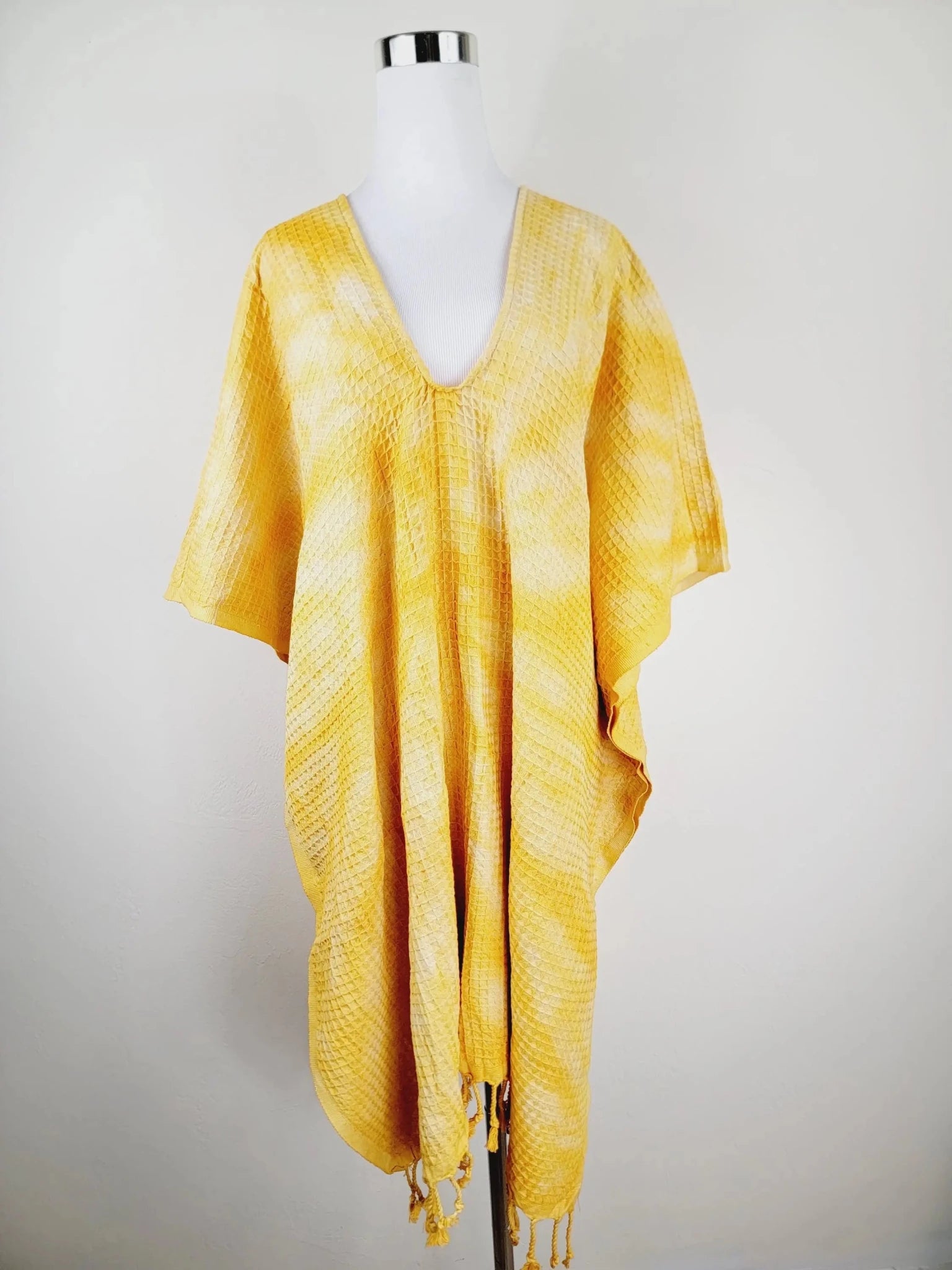Waffle Tie-Dye Beach Towel Cover-Up One Size | Zarnesh