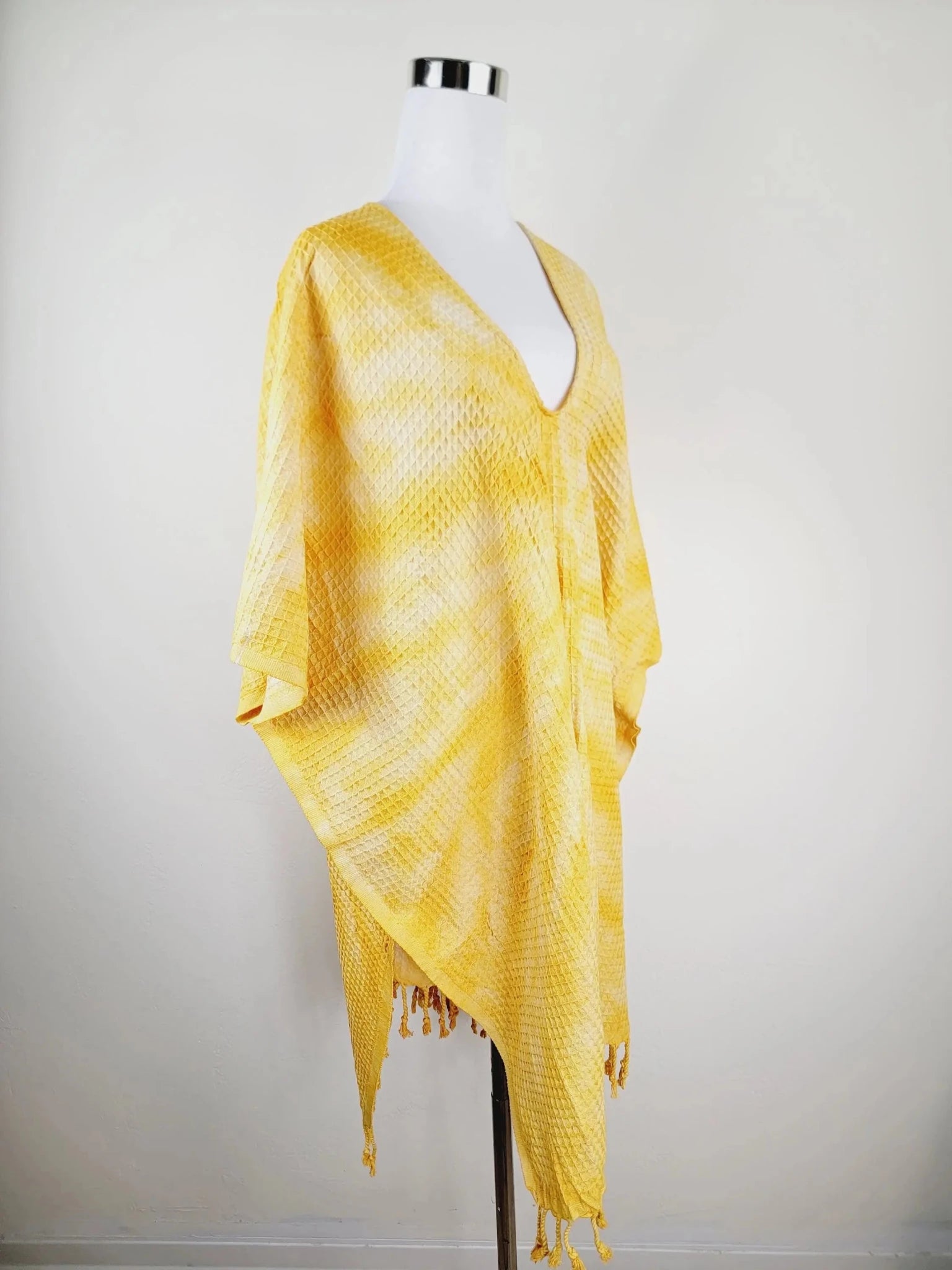 Waffle Tie-Dye Beach Towel Cover-Up One Size | Zarnesh