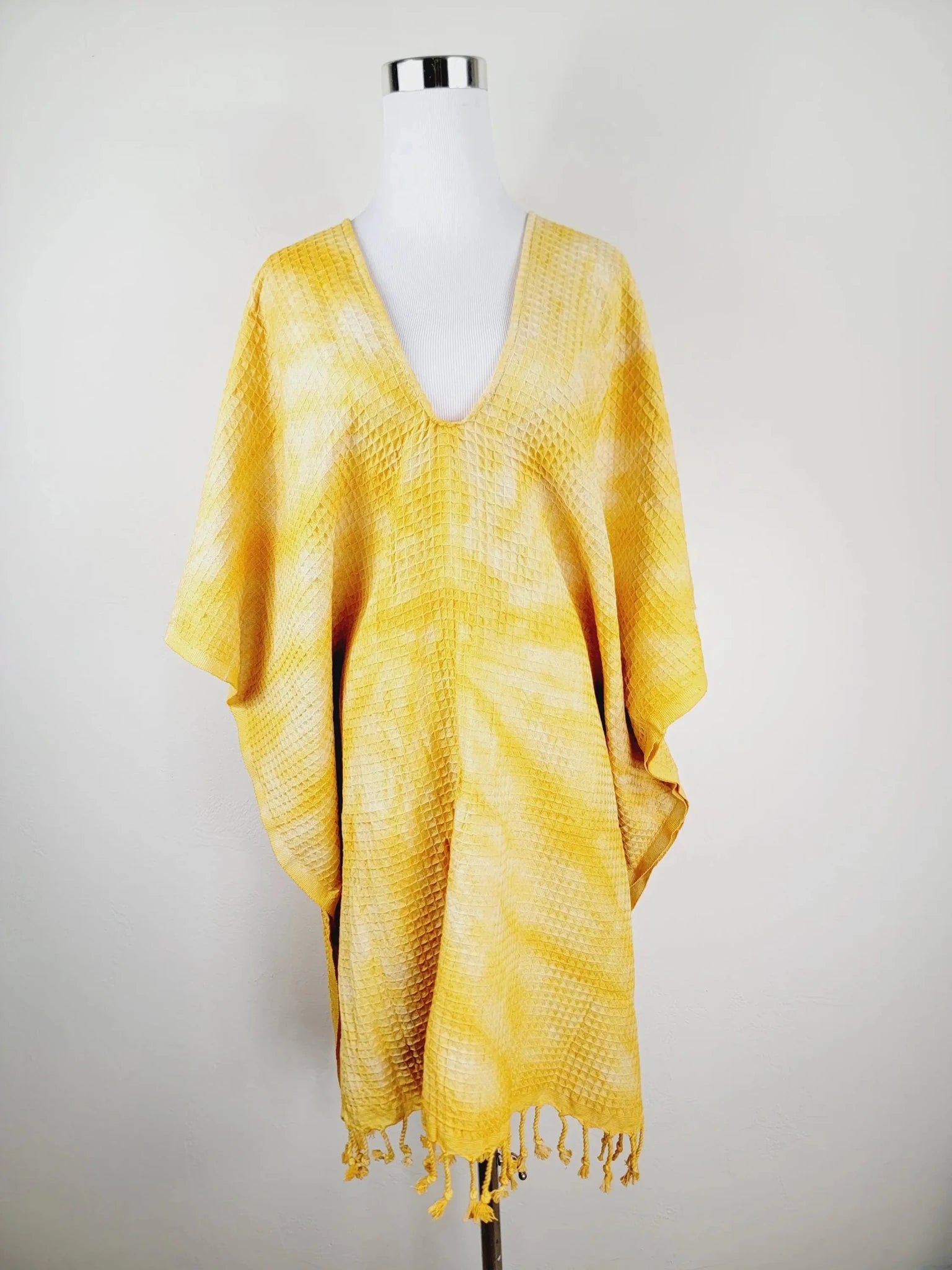 Waffle Tie-Dye Beach Towel Cover-Up One Size | Zarnesh