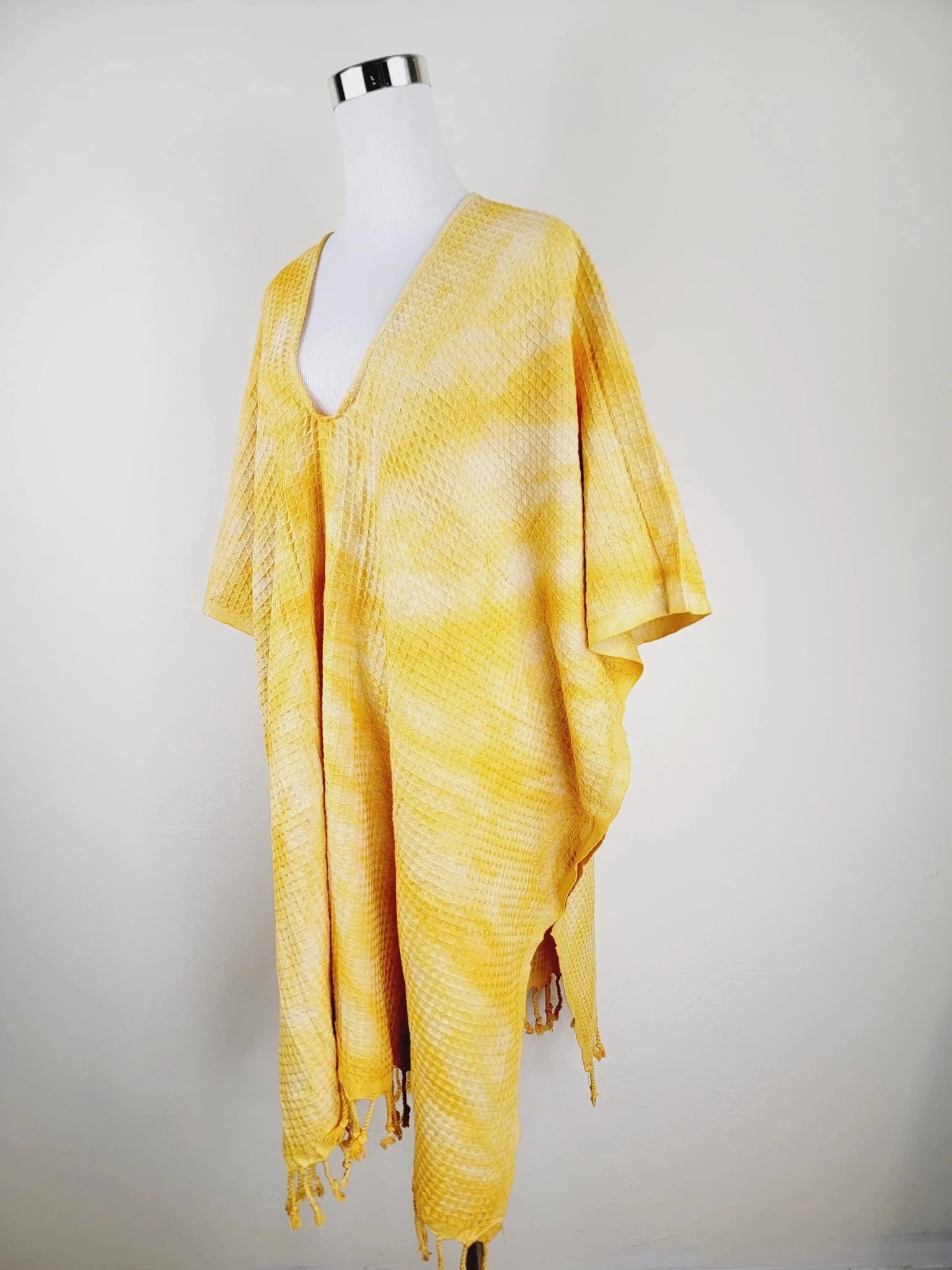 Waffle Tie-Dye Beach Towel Cover-Up One Size | Zarnesh