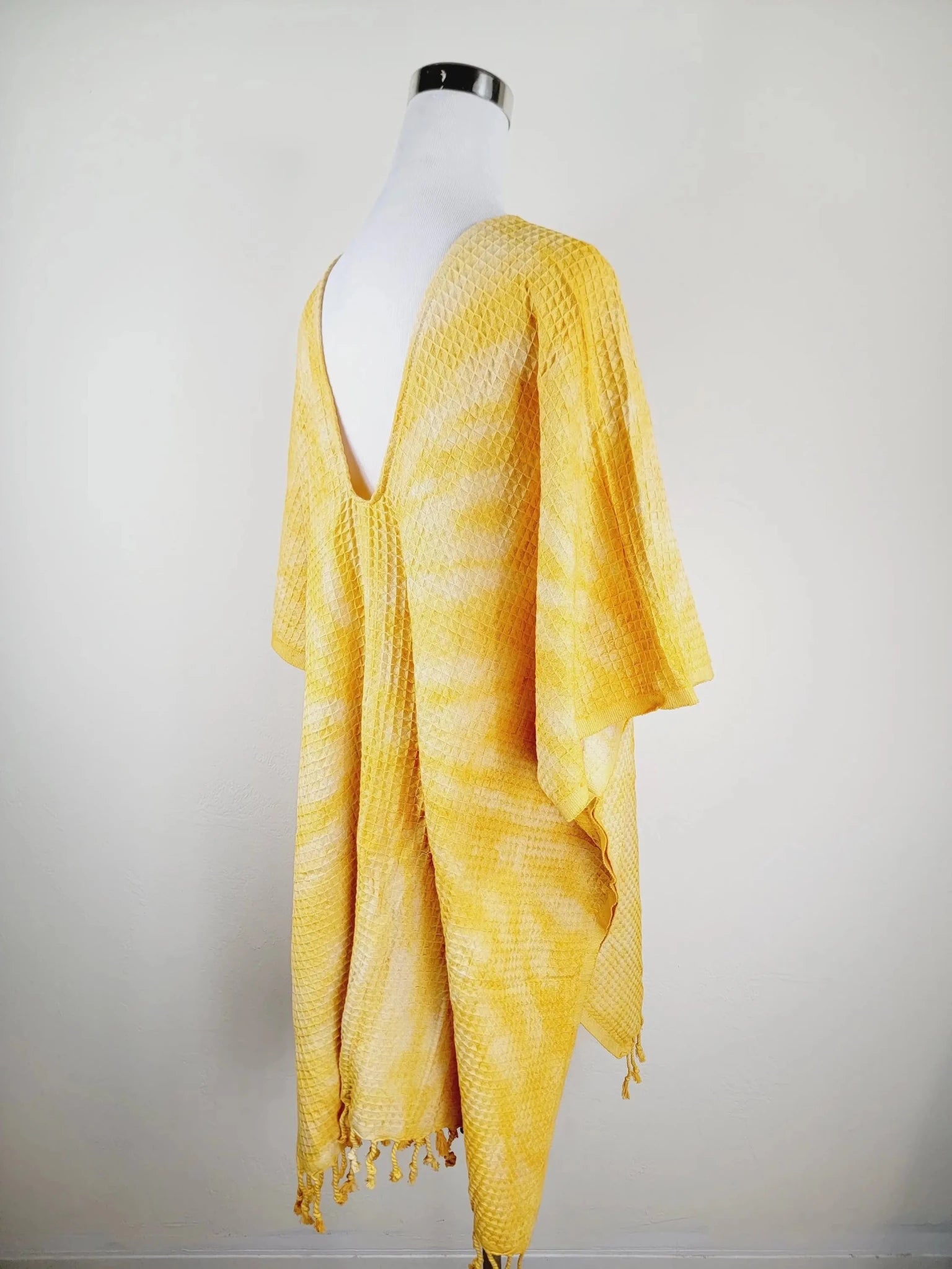Waffle Tie-Dye Beach Towel Cover-Up One Size | Zarnesh