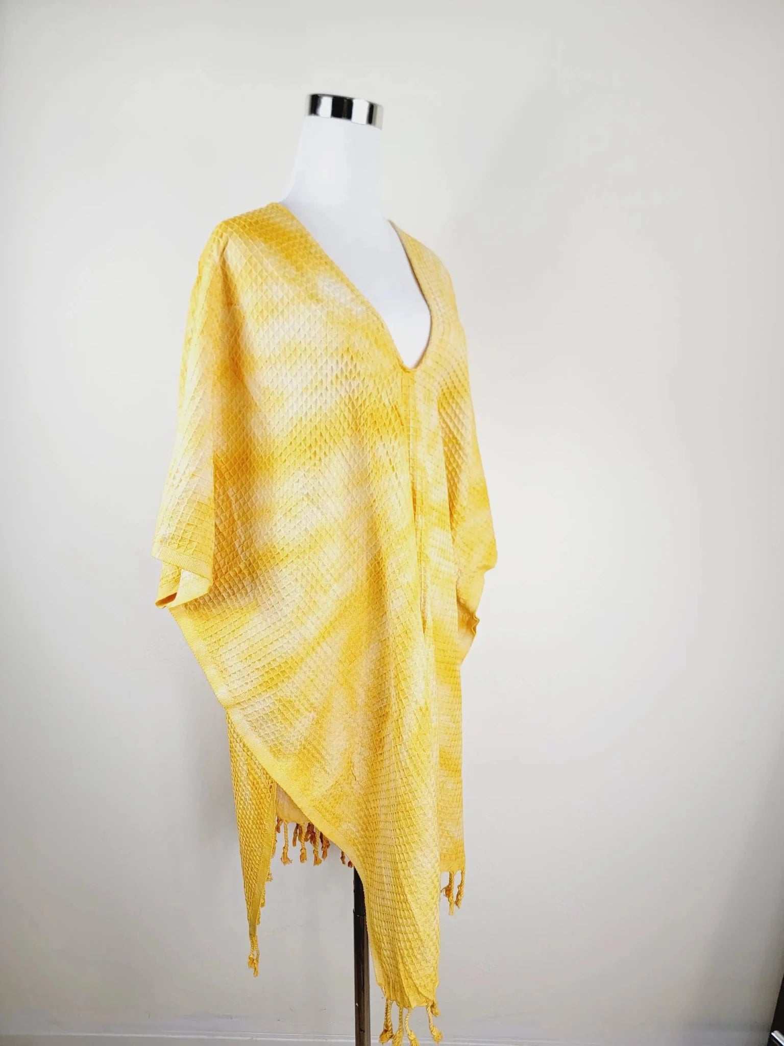Waffle Tie-Dye Beach Towel Cover-Up One Size | Zarnesh