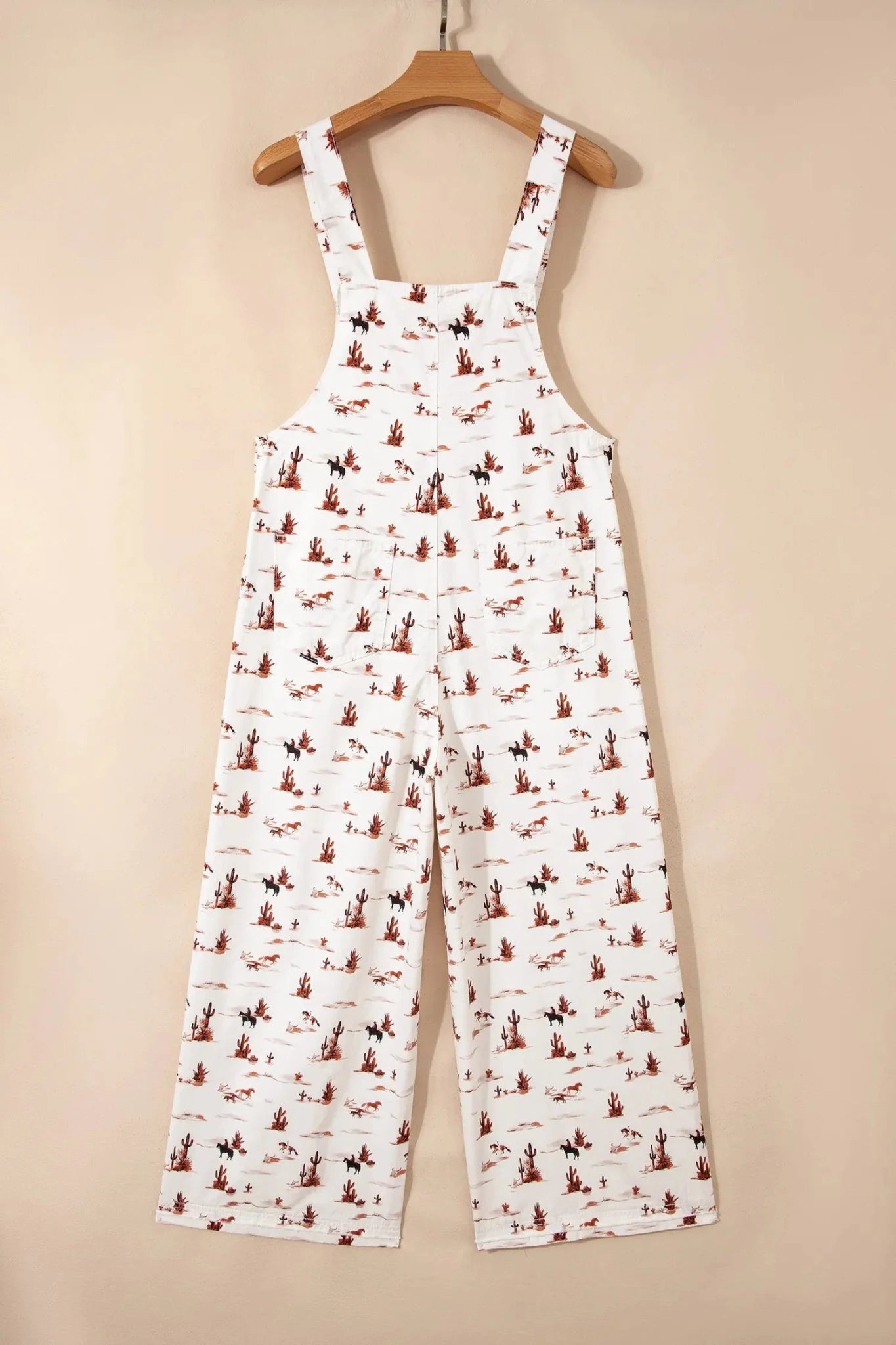 Western Adjustable Artisan Strap Buttoned Jumpsuit | Zarnesh