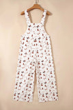 Western Adjustable Artisan Strap Buttoned Jumpsuit | Zarnesh