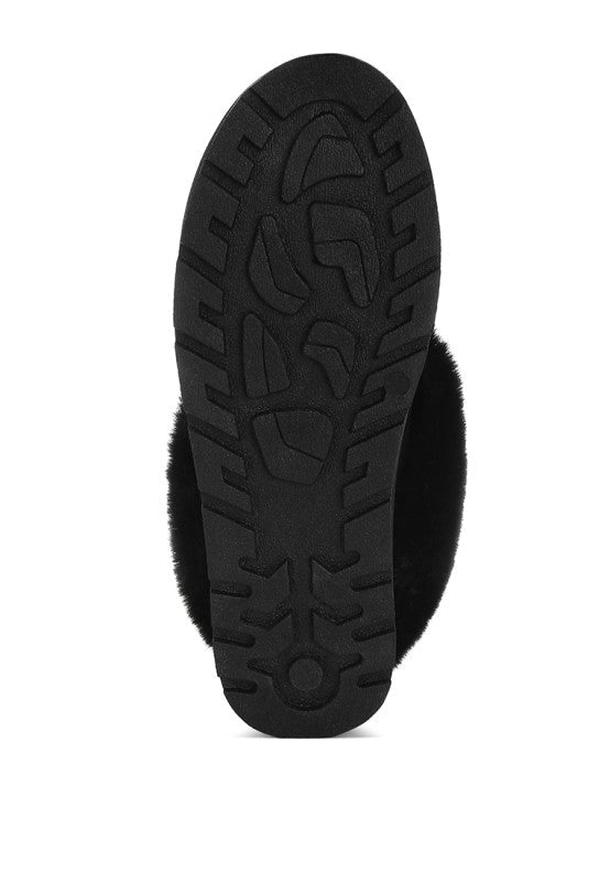 Women’s Aniso Faux Fur Lined Slip-On Platform Snow Boots | Zarnesh