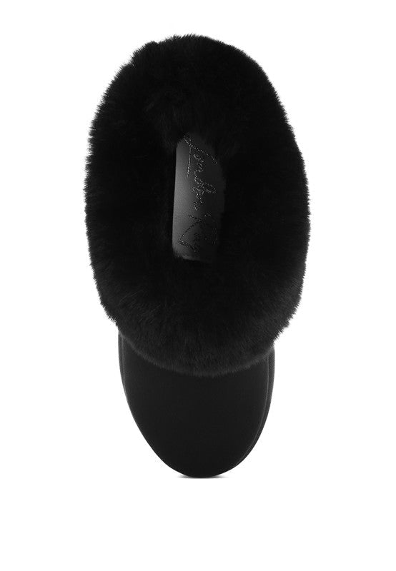 Women’s Aniso Faux Fur Lined Slip-On Platform Snow Boots | Zarnesh