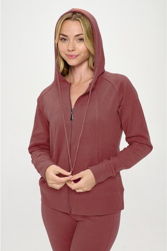 Women's Basic Fall Casual Active Hoodie Set | Zarnesh