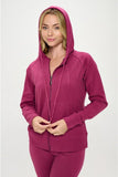 Women's Basic Fall Casual Active Hoodie Set | Zarnesh