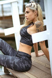 Women's Camo Camouflage Sports Bra Racerback Activewear | Zarnesh
