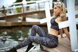Women's Camo Camouflage Sports Bra Racerback Activewear | Zarnesh