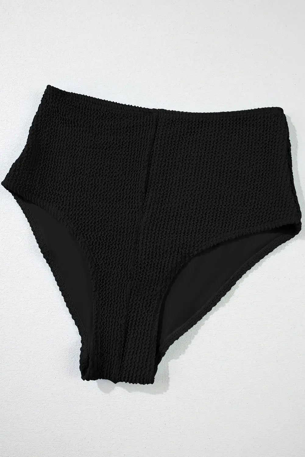 Women's Corded Color Block Square High Waist Bikini Set | Zarnesh