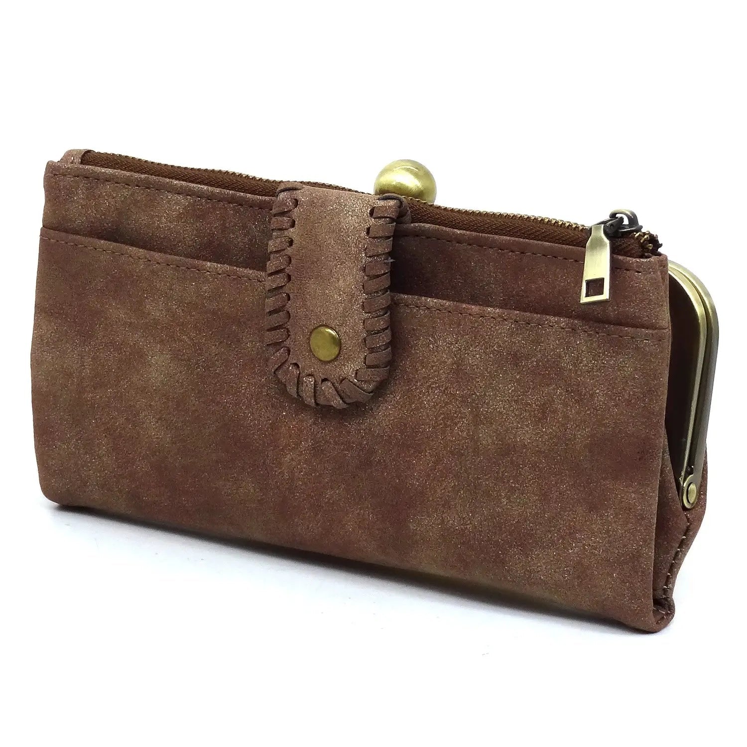 Women’s Crossbody Kiss Lock Phone Wallet Clutch | Zarnesh