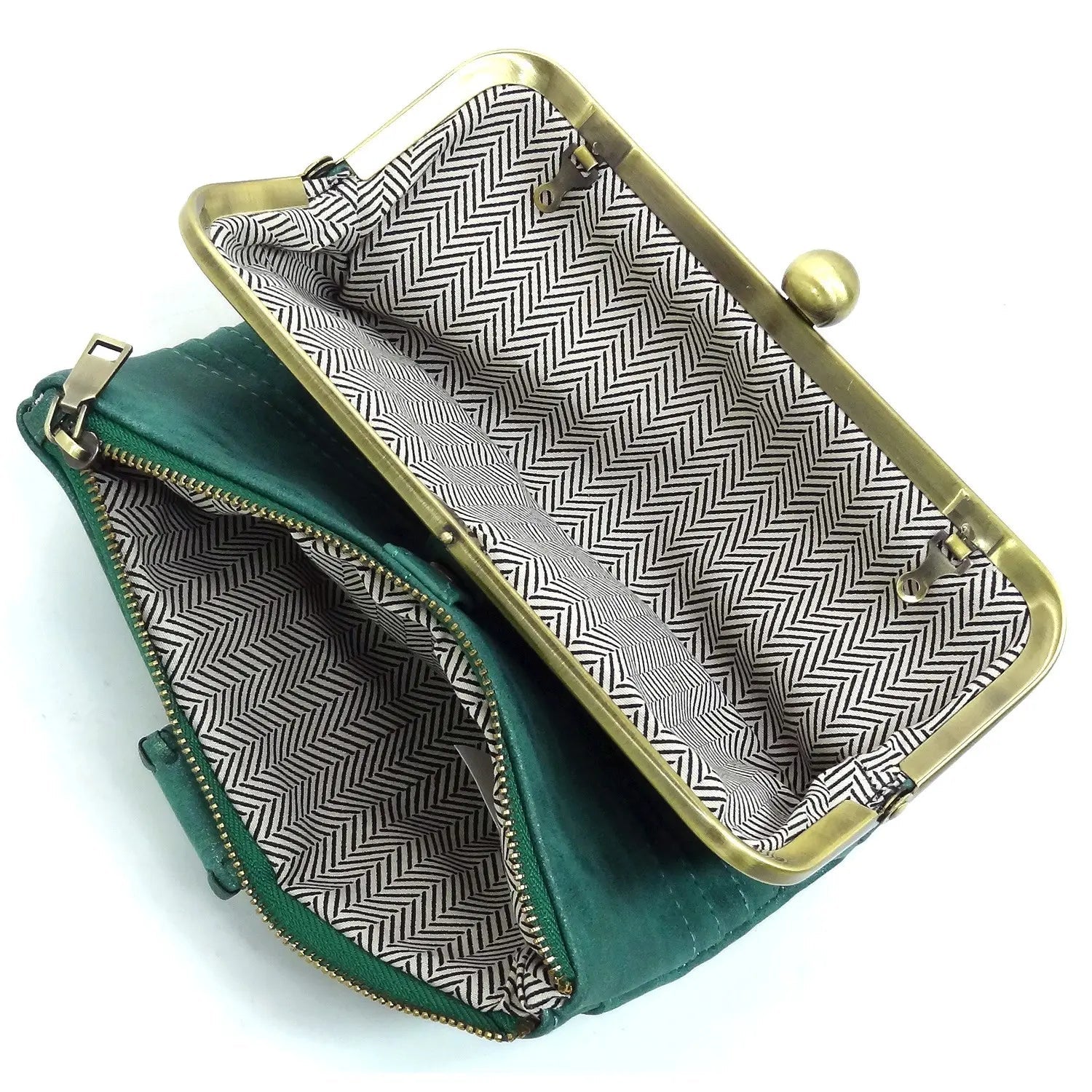 Women’s Crossbody Kiss Lock Phone Wallet Clutch | Zarnesh