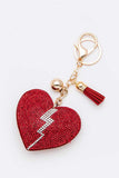 Women’s Crystal Rhinestone Broken Heart Keychain | Zarnesh