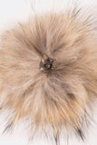 Faux Fur Pom Cotton Blend Slouchy Beanie | Zarnesh
