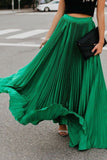 Women's High-Waisted Flowy Pleated Maxi Skirt | Zarnesh