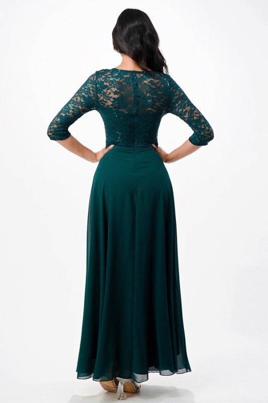 knee length dresses for ladies Poppy Lace Dress at Baby Beau & Belle main image 1
