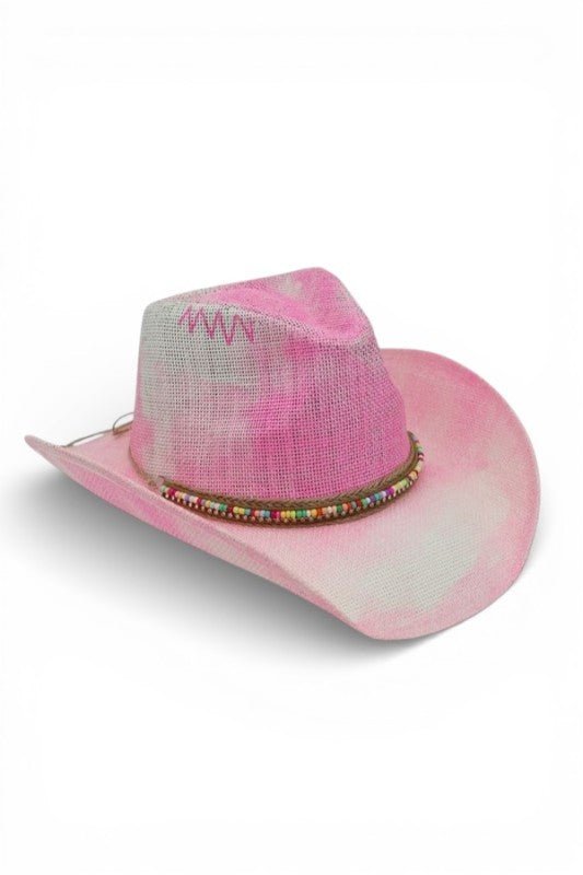 Women’s Rustic Multicolor Bead Western One Size Cowboy Hat | Zarnesh