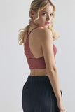 Women's Seamless Triangle Racerback Lace Knit Bralette | Zarnesh