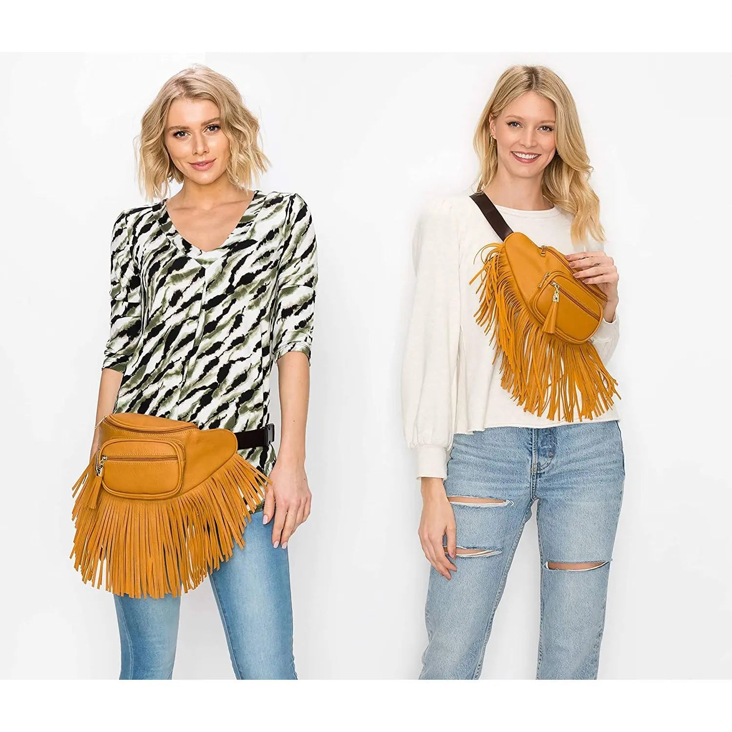 Women’s Solene Fashion Fanny Pack Fringe Tassel Waist Bag | Zarnesh