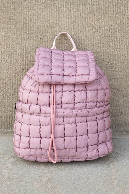 Womens Stevie Quilted Puffer Backpack | Zarnesh