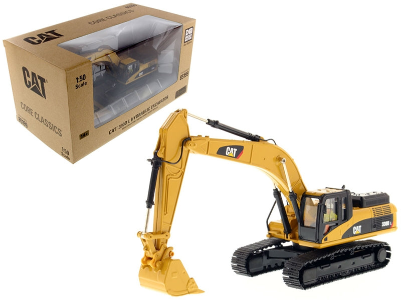 CAT Caterpillar 330D L Hydraulic Excavator with Operator by Diecast Masters | Zarnesh