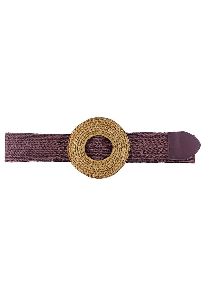 Modern Straw Round Belt - Elevate Your Wardrobe with Effortless Style