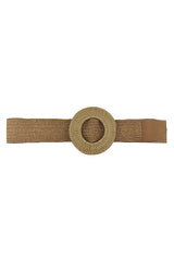 Modern Straw Round Belt - Elevate Your Wardrobe with Effortless Style