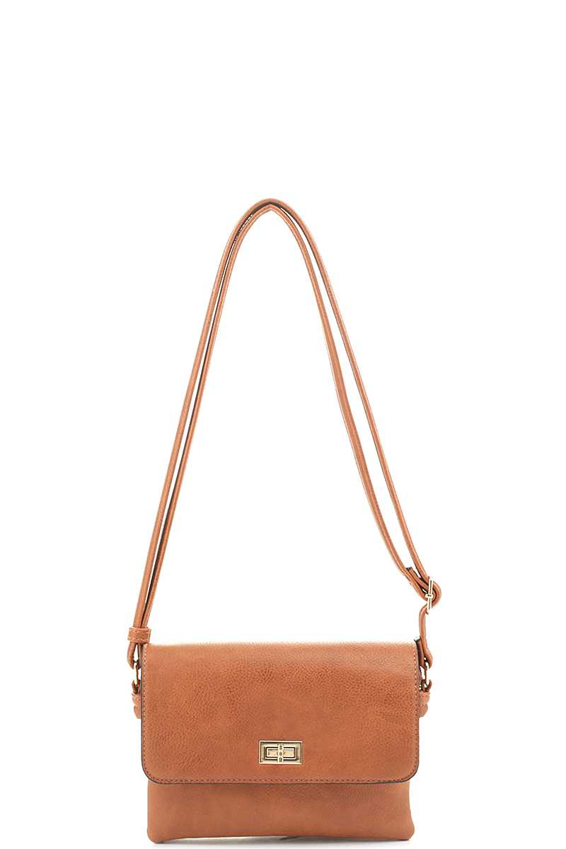 Elevate Your Everyday Look with our Smooth Colored Crossbody Bag – Effortless Style in Every Detail