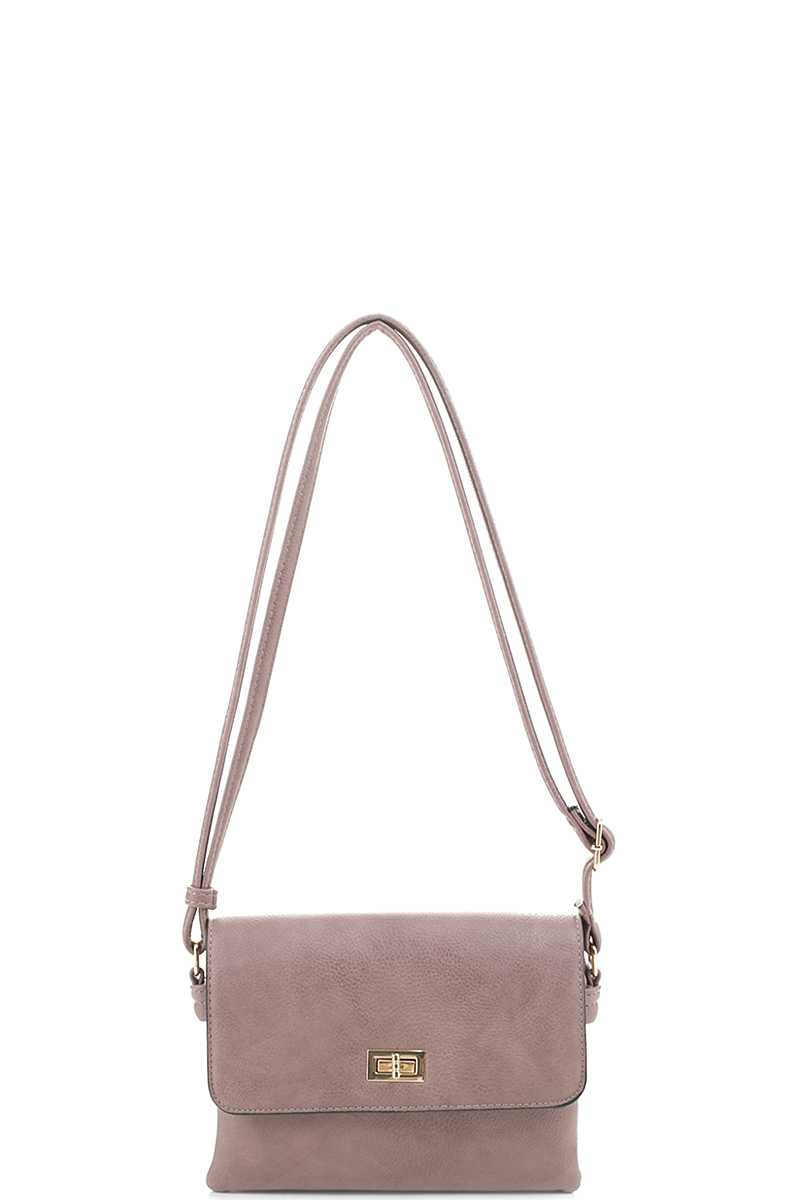 Elevate Your Everyday Look with our Smooth Colored Crossbody Bag – Effortless Style in Every Detail