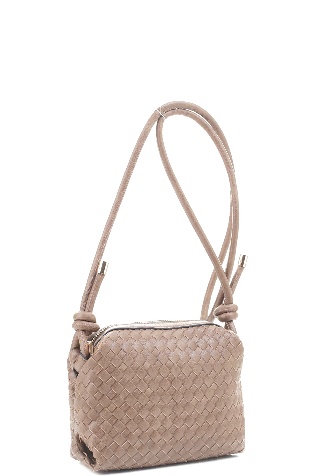 Elevate Your Look with our Braid Texture Zipper Crossbody Bag – Stylish and Versatile Fashion Accessory