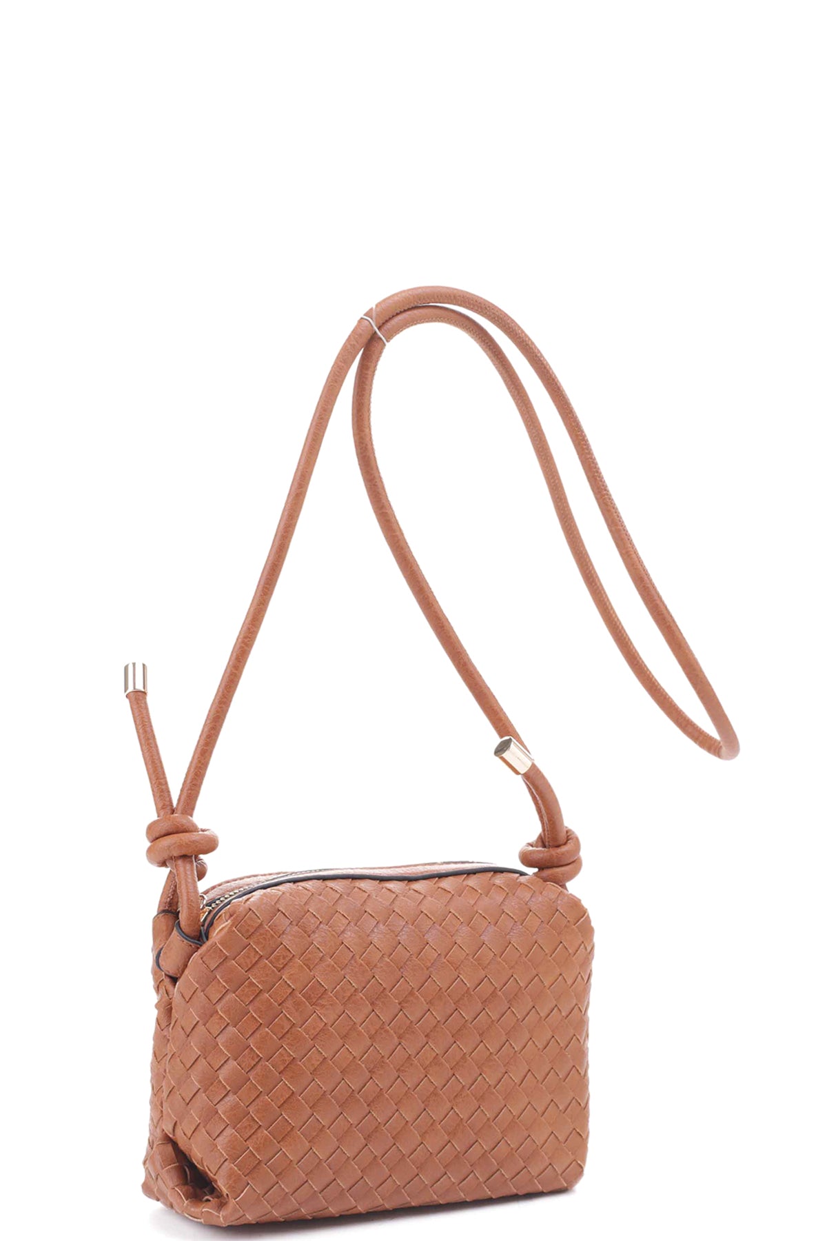 Elevate Your Look with our Braid Texture Zipper Crossbody Bag – Stylish and Versatile Fashion Accessory