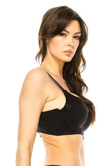 Women's Push-Up Bra for Natural Lift and Alluring Silhouette - Black zarnesh.com