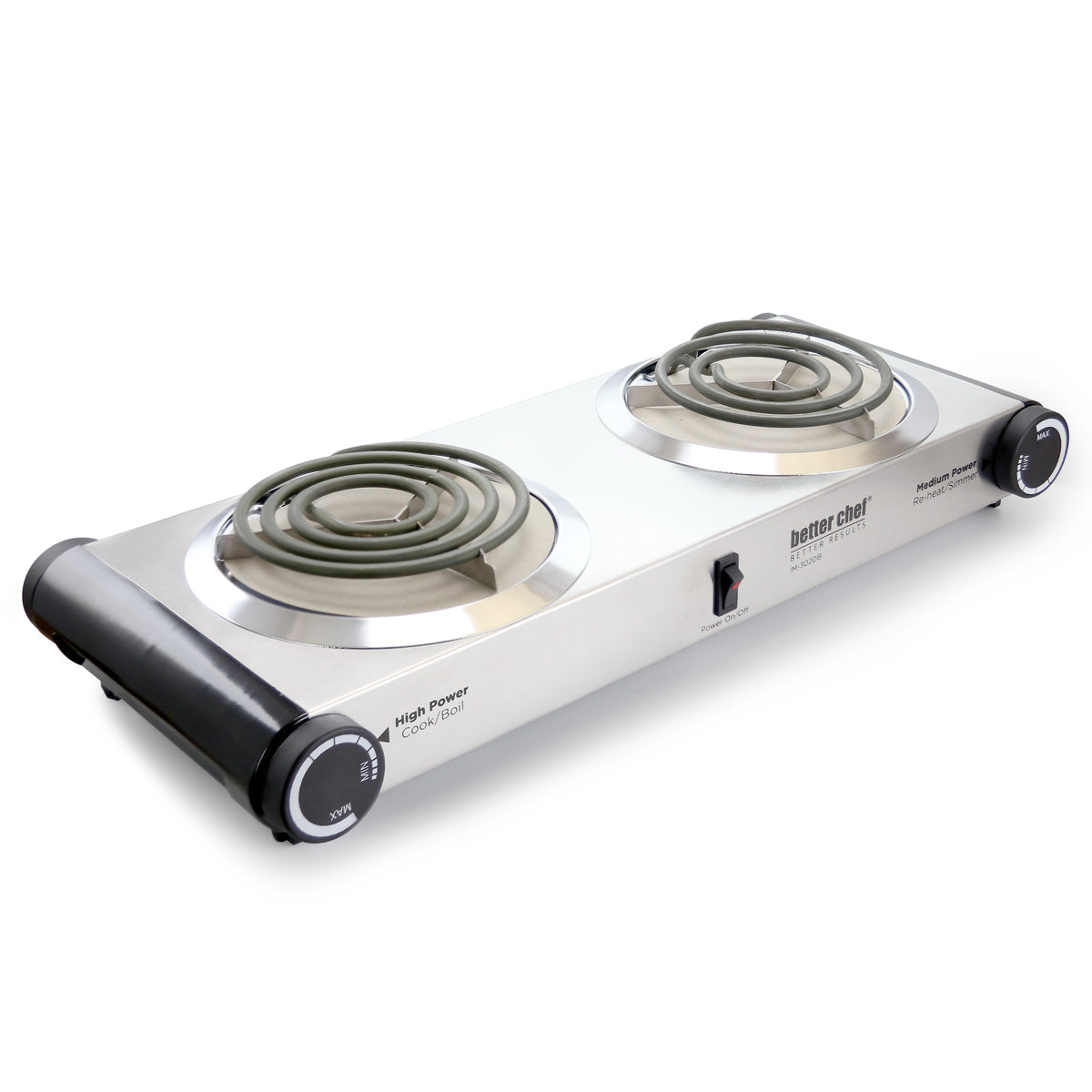 Better Chef Stainless Steel Dual Electric Burner | Zarnesh