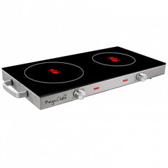 MegaChef Ceramic Infrared Double Electric Cooktop | Zarnesh